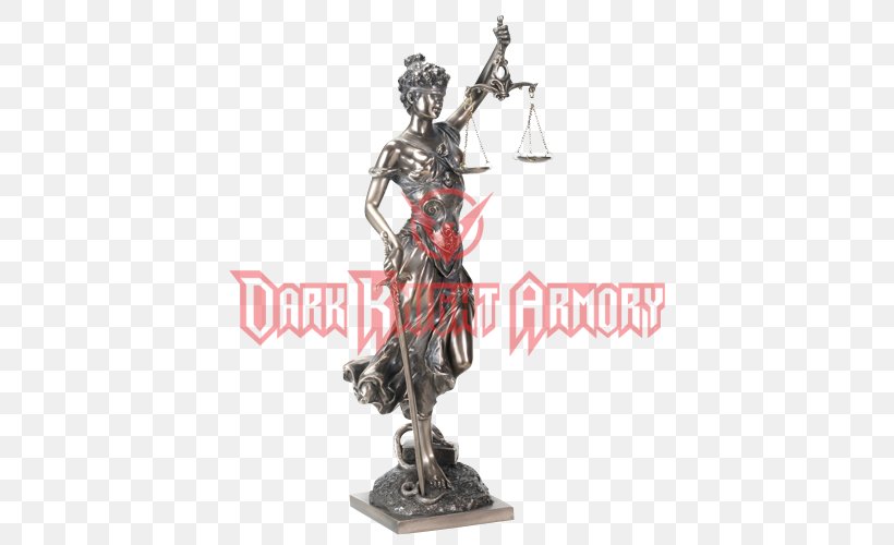 Statue Bronze Sculpture Lady Justice, PNG, 500x500px, Statue, Ancient Greek Sculpture, Armour, Art, Arts Download Free