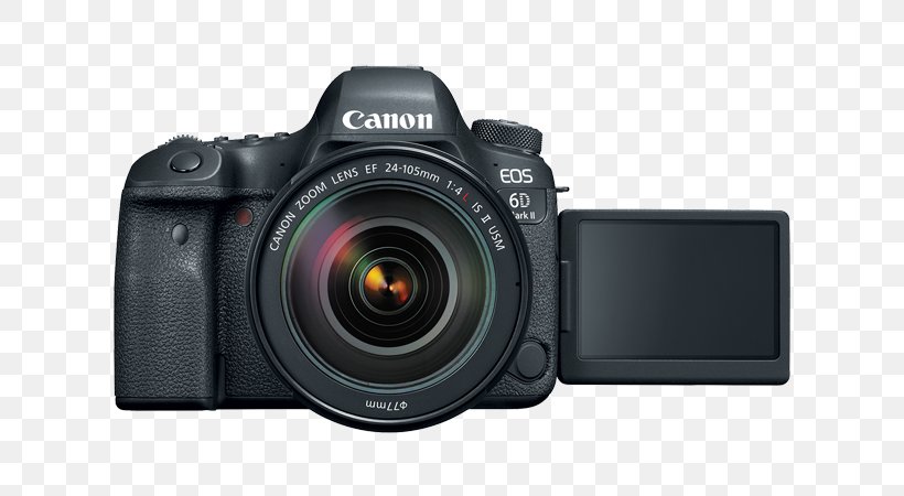 Canon EOS 6D Mark II Canon EOS 5D Mark III Full-frame Digital SLR, PNG, 675x450px, Canon Eos 6d Mark Ii, Active Pixel Sensor, Camera, Camera Accessory, Camera Lens Download Free
