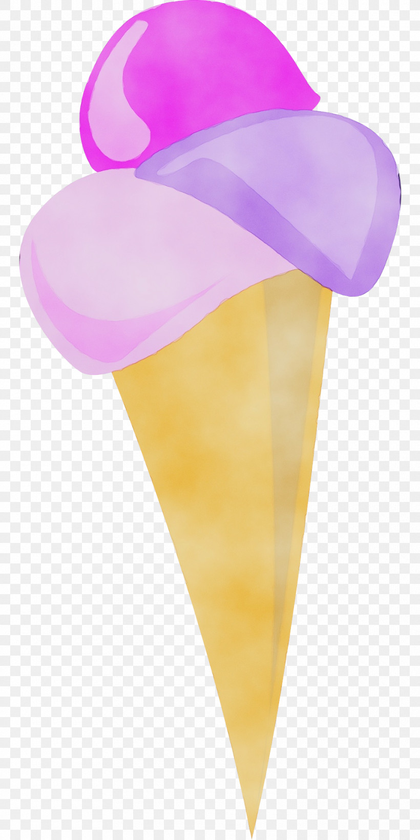 Ice Cream Cone Pink M Cone, PNG, 960x1920px, Watercolor, Cone, Ice Cream Cone, Paint, Pink M Download Free