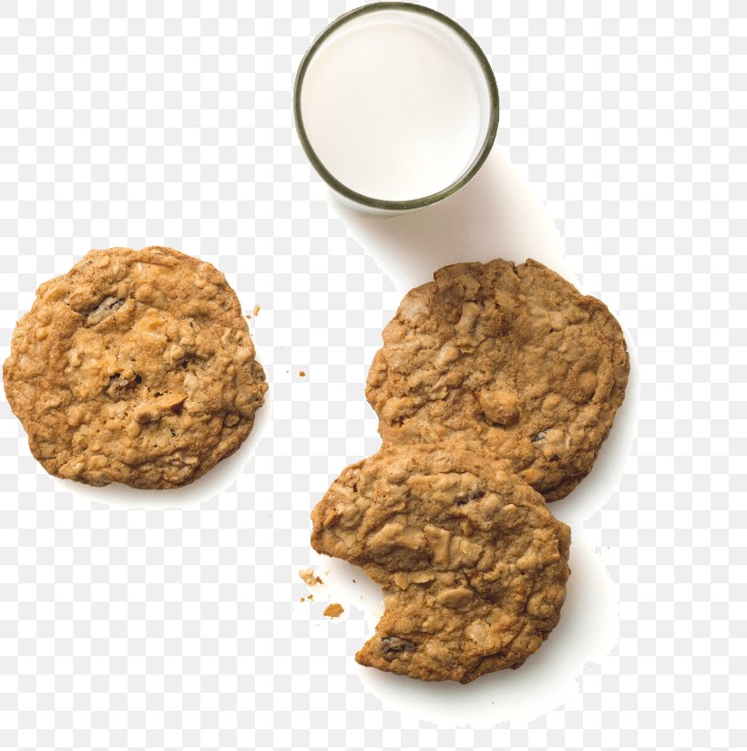 Oatmeal Raisin Cookies Chocolate Chip Cookie Anzac Biscuit Vegetarian Cuisine Recipe, PNG, 818x824px, Oatmeal Raisin Cookies, Anzac Biscuit, Baked Goods, Biscuit, Biscuits Download Free