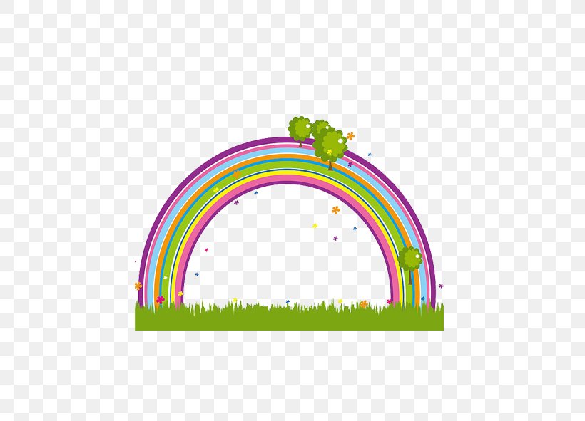 Rainbow Illustration, PNG, 591x591px, Rainbow, Advertising, Area, Bridge, Cartoon Download Free