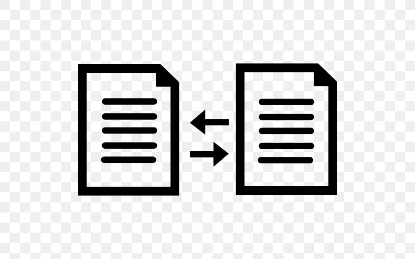 Document Download Data Exchange Symbol, PNG, 512x512px, Document, Area, Black And White, Brand, Data Exchange Download Free