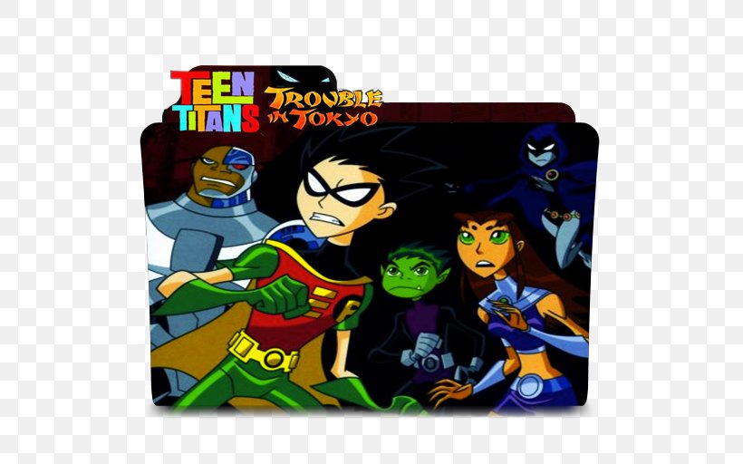 Teen Titans: Trouble In Tokyo Superhero DC Universe Animated Original Movies Cartoon Network, PNG, 512x512px, 2007, Teen Titans Trouble In Tokyo, Cartoon Network, Dc Comics, Fiction Download Free
