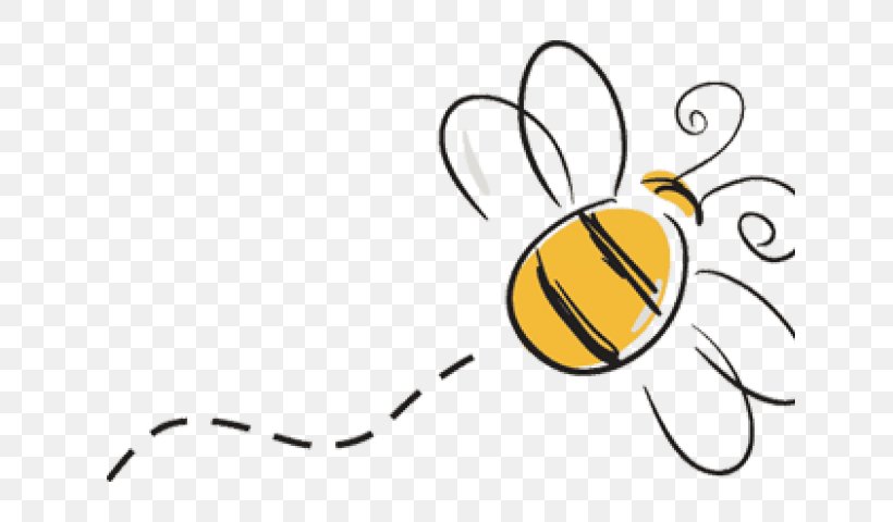 Bumblebee, PNG, 640x480px, Yellow, Bee, Bumblebee, Honeybee, Line Art Download Free