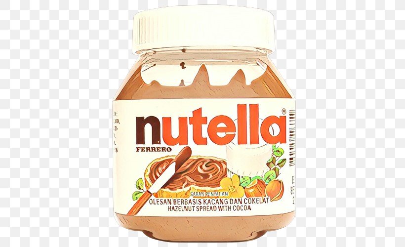 Food Ingredient Nut Butter Peanut Butter Chocolate Spread, PNG, 500x500px, Cartoon, Cajeta, Chocolate Spread, Cuisine, Food Download Free
