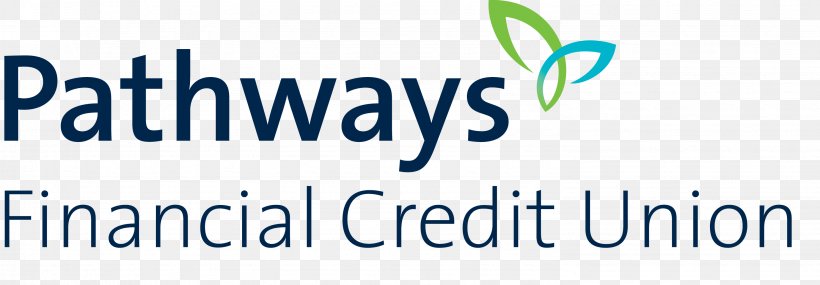Pathways Financial Credit Union Finance Financial Services Cooperative Bank, PNG, 2982x1040px, Pathways Financial Credit Union, Area, Blue, Brand, Company Download Free