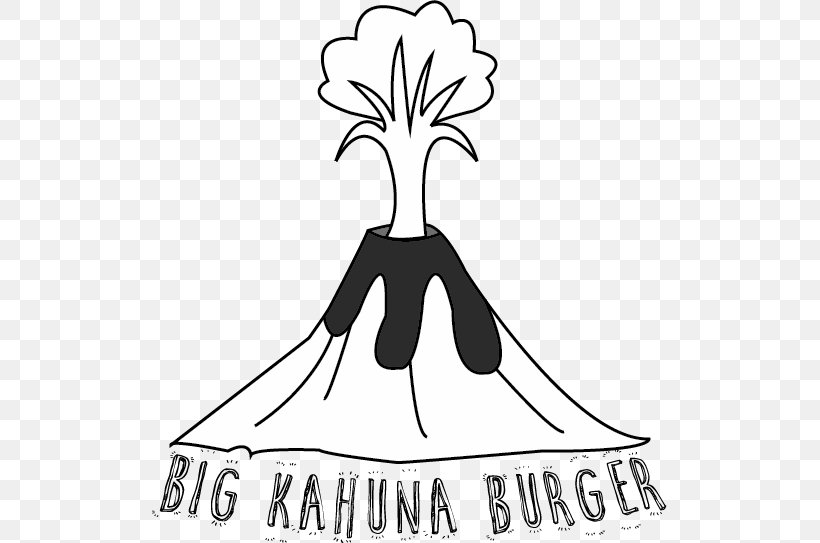 Big Kahuna Burger Hawaii Logo, PNG, 515x543px, Big Kahuna Burger, Album Cover, Area, Artwork, Black Download Free