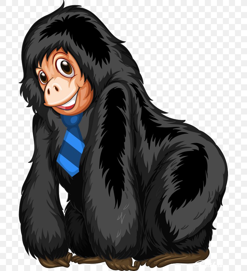 Gorilla Ape, PNG, 695x900px, Gorilla, Alamy, Ape, Bear, Black And White Download Free