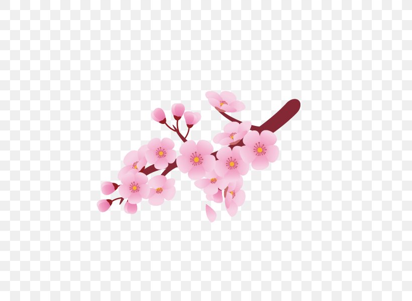 Cherry Blossom Flower Clip Art, PNG, 600x600px, Cherry Blossom, Blossom, Branch, Cherry, Drawing Download Free