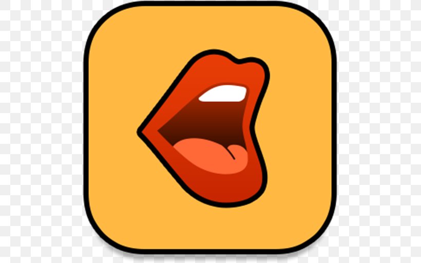 Mouth Line Clip Art, PNG, 512x512px, Mouth, Area, Orange, Smile, Text Download Free