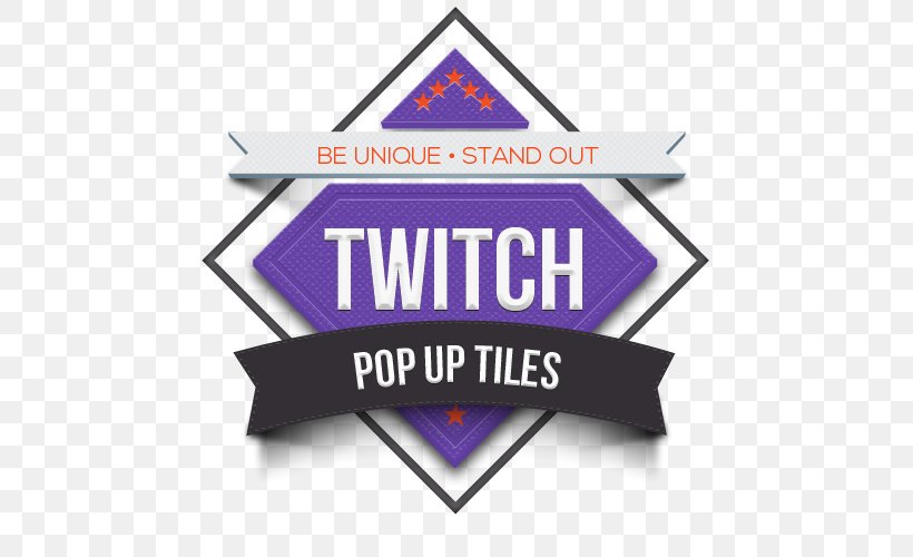 Logo Twitch Streaming Media, PNG, 500x500px, Logo, Banner, Brand, Label, Online And Offline Download Free