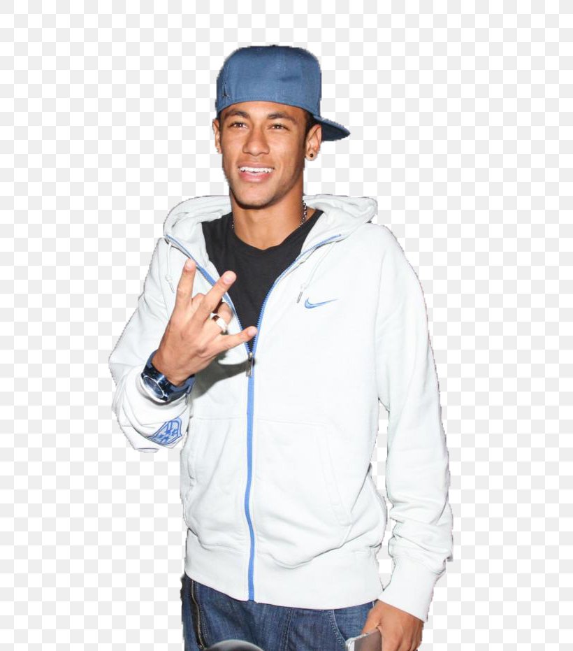 Neymar Santos FC Hoodie Photography, PNG, 620x931px, Neymar, Blue, Brazil National Football Team, Cap, Clothing Download Free