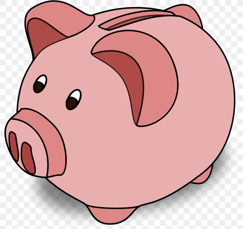 Piggy Bank Clip Art, PNG, 789x771px, Pig, Bank, Cartoon, Computer, Domestic Pig Download Free