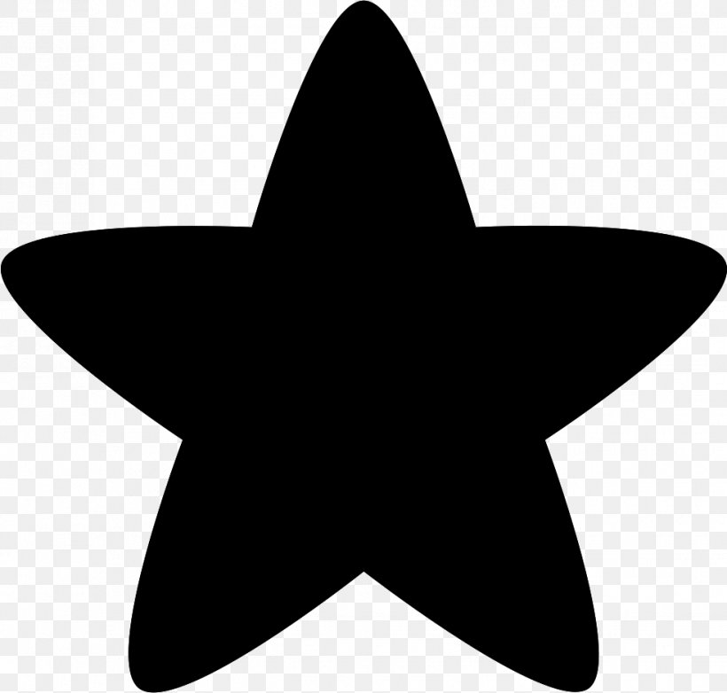 Five-pointed Star Shape Star Polygons In Art And Culture Star Domain, PNG, 981x936px, Star, Black, Black And White, Fivepointed Star, Geometry Download Free