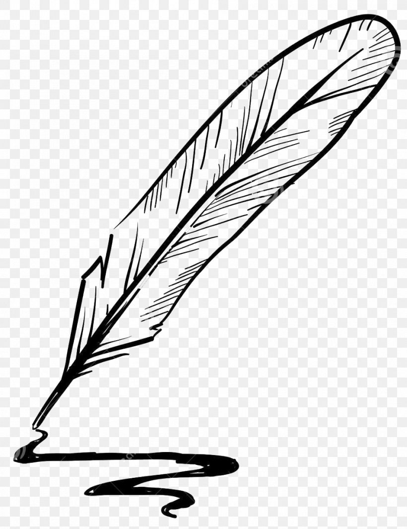 Paper Quill Inkwell Pens Fountain Pen, PNG, 947x1230px, Paper, Artwork, Black, Black And White, Dip Pen Download Free