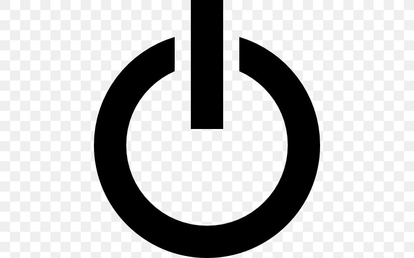 Power Symbol, PNG, 512x512px, Power Symbol, Black And White, Brand, Button, Electrical Switches Download Free