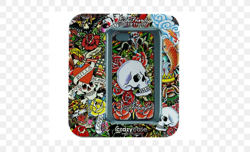IP5 IP4 Ed Hardy Apple IPhone 7 Plus IPhone 5, PNG, 500x500px, Ed Hardy, Apple Iphone 7 Plus, Glass, Iphone 5, Iphone 5s Download Free