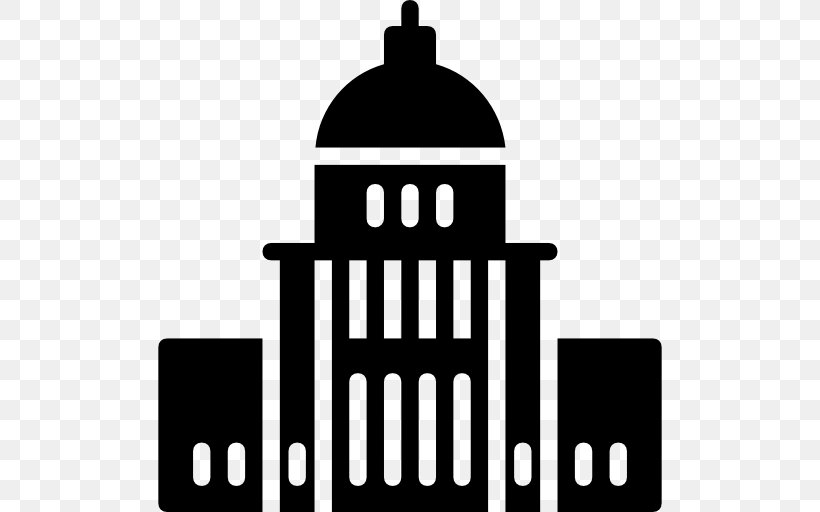 United States Capitol Government Clip Art, PNG, 512x512px, United States Capitol, Architectural Engineering, Black, Black And White, Brand Download Free