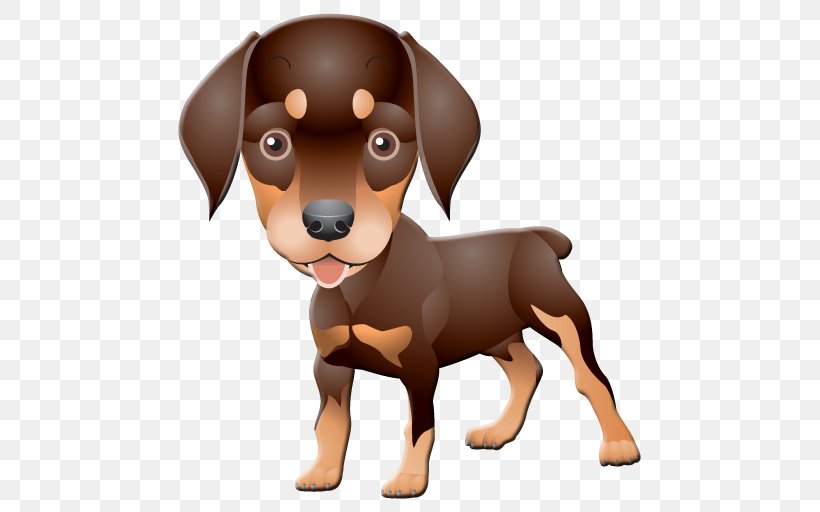 Dobermann Miniature Pinscher Clip Art Openclipart Dog Breed, PNG, 512x512px, Dobermann, Breed, Carnivoran, Cartoon, Companion Dog Download Free