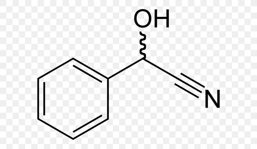 Mandelonitrile Cyanohydrin Chemistry Benzaldehyde Chemical Substance, PNG, 640x476px, Mandelonitrile, Acid, Area, Benzaldehyde, Black Download Free