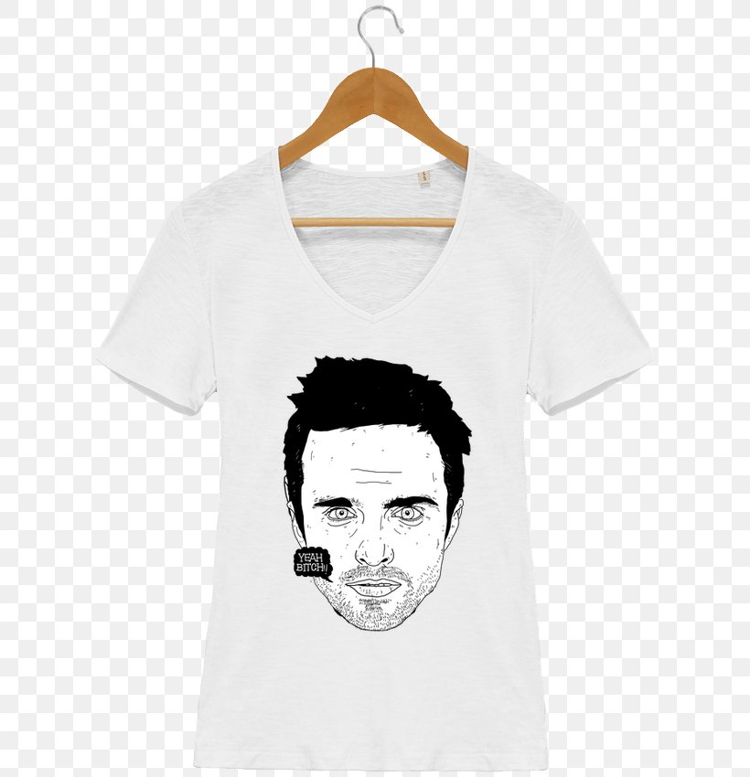 Printed T-shirt Jesse Pinkman Hoodie Robe, PNG, 690x850px, Tshirt, Black, Bluza, Brand, Clothing Download Free