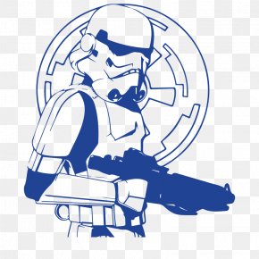 Pew Banner - Stormtrooper Star Wars Decal Darth Vader Poster PNG