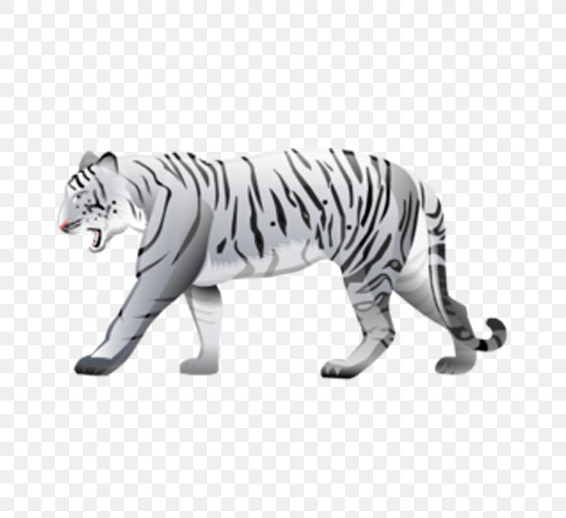 Bengal Tiger White Tiger Black Tiger Icon, PNG, 750x750px, Bengal Tiger, Apple Icon Image Format, Big Cats, Black And White, Black Tiger Download Free