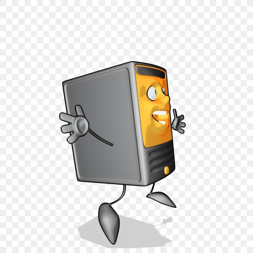 Computer Cases & Housings Stock Photography Cartoon Image, PNG, 1000x1000px, Computer Cases Housings, Animated Cartoon, Cartoon, Comics, Computer Download Free
