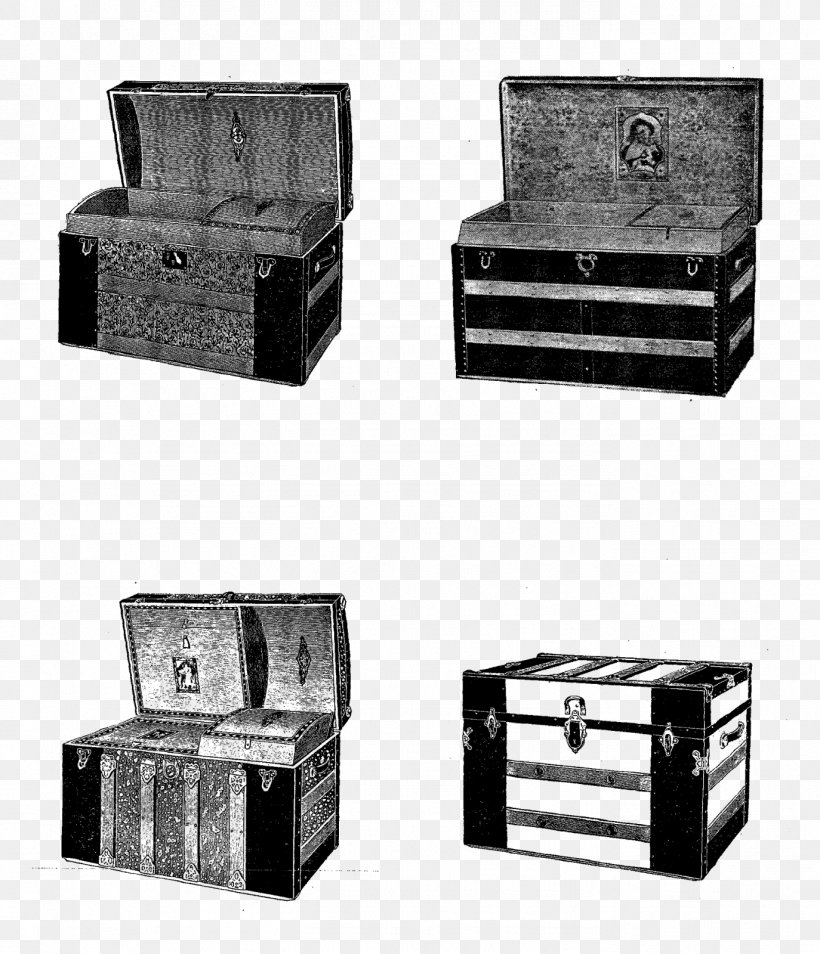 Furniture Rectangle, PNG, 1374x1600px, Furniture, Black And White, Box, Rectangle, White Download Free