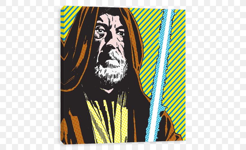 Obi-Wan Kenobi Luke Skywalker Anakin Skywalker R2-D2 The Force, PNG, 500x500px, Obiwan Kenobi, Anakin Skywalker, Art, Brand, Canvas Download Free