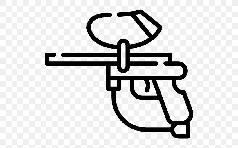 Paintball Sevilla Tippmann Clip Art, PNG, 512x512px, Paintball, Area, Black, Black And White, Line Art Download Free