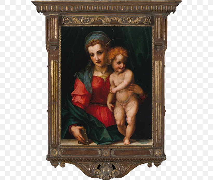 Painting Andrea Del Sarto Madonna And Child The Virgin And Child With St. Anne, PNG, 580x694px, Painting, Antique, Art, Art Museum, Artwork Download Free