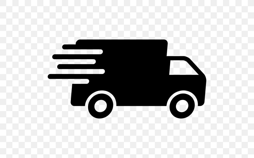 Distribution Cargo Transport Delivery, PNG, 512x512px, Distribution, Automotive Design, Automotive Exterior, Black, Black And White Download Free
