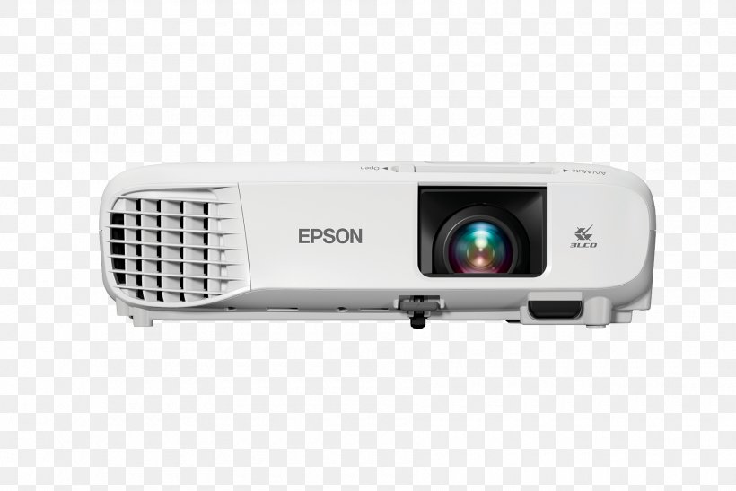 Epson PowerLite X39 LCD Projector 3LCD Multimedia Projectors, PNG, 1800x1201px, Multimedia Projectors, Brightness, Display Device, Electronic Device, Electronics Download Free