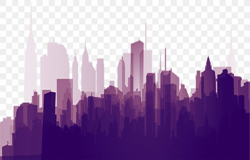 Building Silhouette Vector