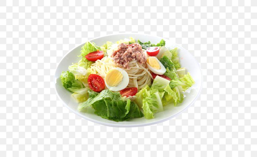 Caesar Salad Tuna Salad Vegetarian Cuisine Asian Cuisine Side Dish, PNG, 500x500px, Caesar Salad, Asian Cuisine, Asian Food, Atlantic Bluefin Tuna, Cuisine Download Free