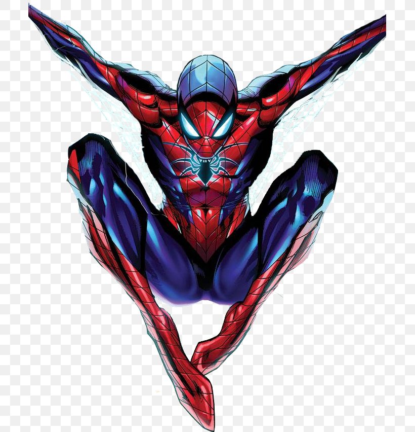 Spider-Man Iron Spider Marvel Comics Art, PNG, 707x852px, Spiderman, Art, Comics, Drawing, Fictional Character Download Free
