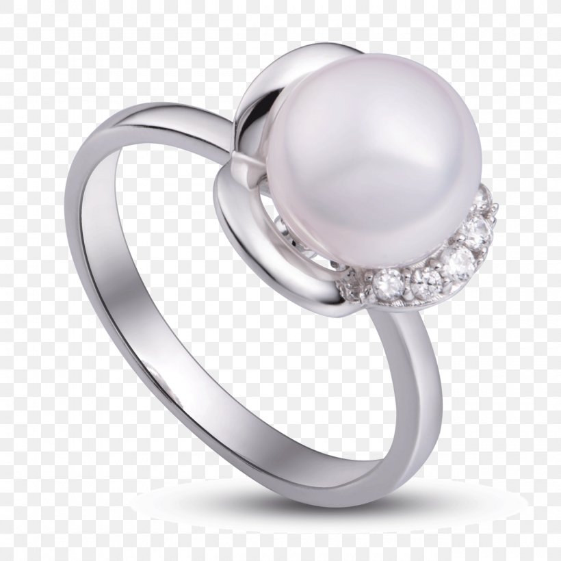 Wedding Ring Akoya Pearl Oyster Silver Gold, PNG, 1280x1280px, Watercolor, Cartoon, Flower, Frame, Heart Download Free