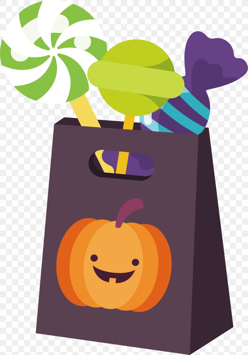 Jack-o'-lantern Halloween Pumpkin Candy Clip Art, PNG, 2139x3052px, Pumpkin, Art, Bag, Candy, Clip Art Download Free