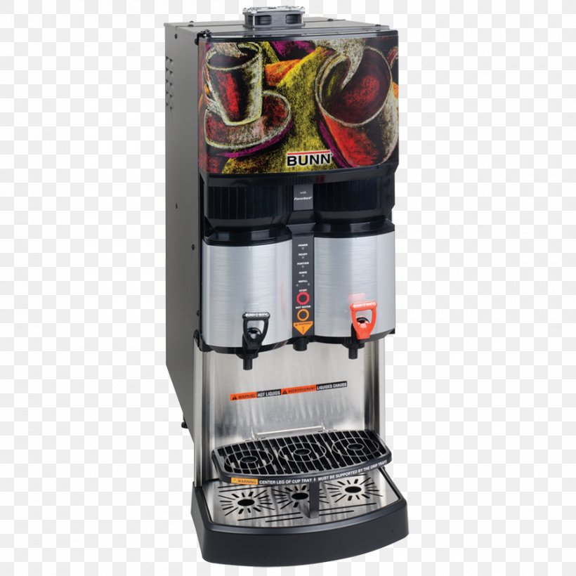 Coffeemaker Espresso Bunn-O-Matic Corporation Cafe, PNG, 900x900px, Coffee, Brewed Coffee, Bunnomatic Corporation, Cafe, Carafe Download Free