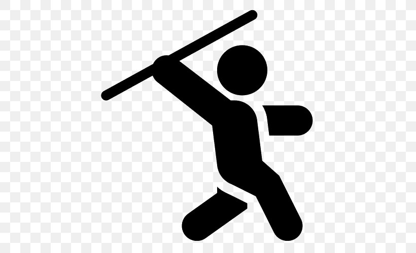 Javelin Throw Sport Baseball, PNG, 500x500px, Javelin Throw, Baseball, Black And White, Cricket, Hand Download Free