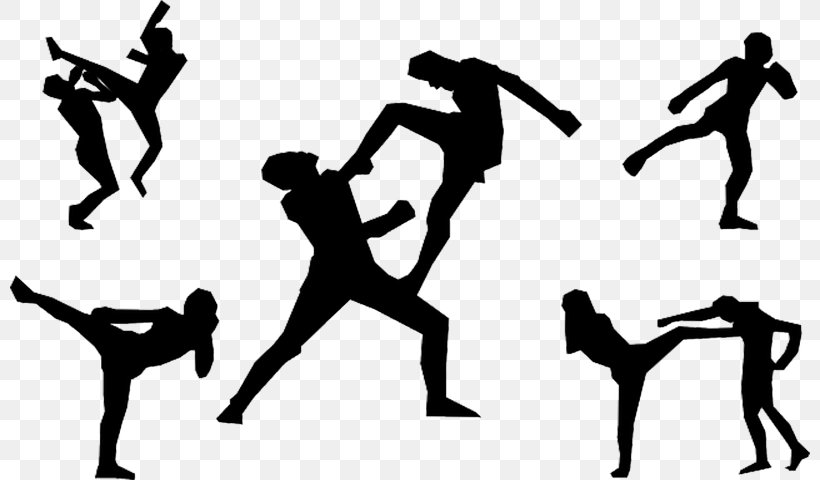 Muay Thai Vector Graphics Kickboxing Martial Arts, PNG, 800x480px, Muay Thai, Arm, Black And White, Boxing, Footwear Download Free