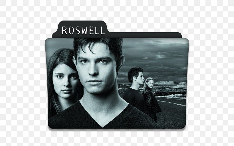 Roswell Isabel Evans Max Evans Jason Katims Film, PNG, 512x512px, Roswell, Black And White, Film, Film Poster, Jason Katims Download Free