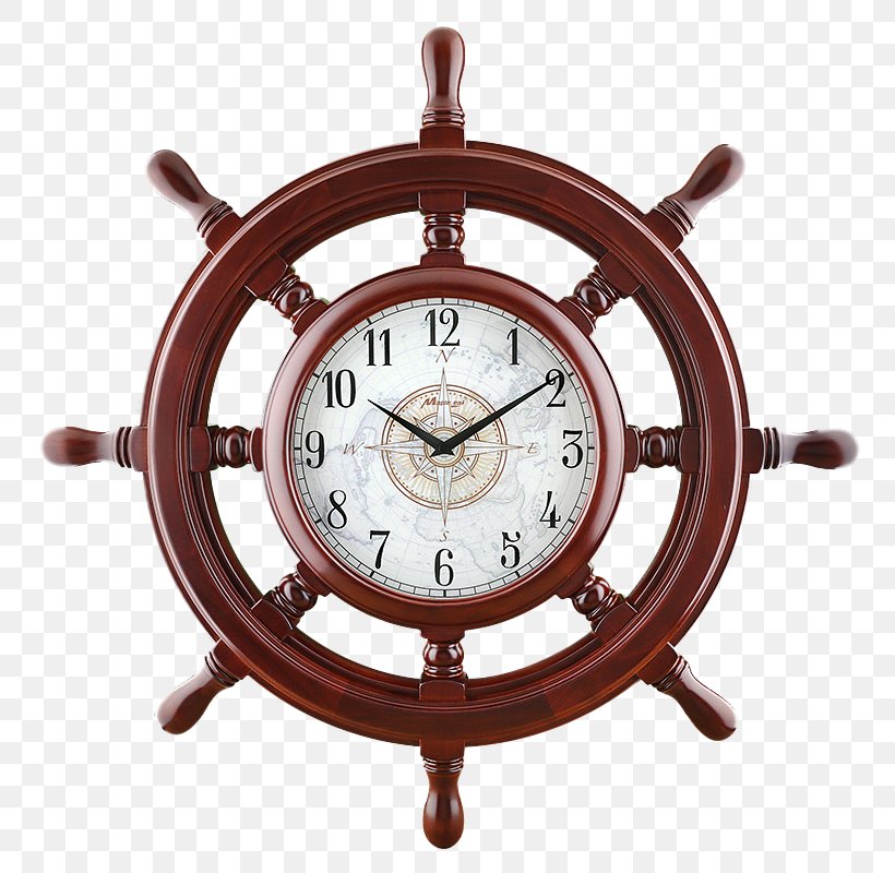 Ships Wheel Alarm Clock, PNG, 800x800px, Ships Wheel, Alarm Clock, Antique, Clock, Decal Download Free