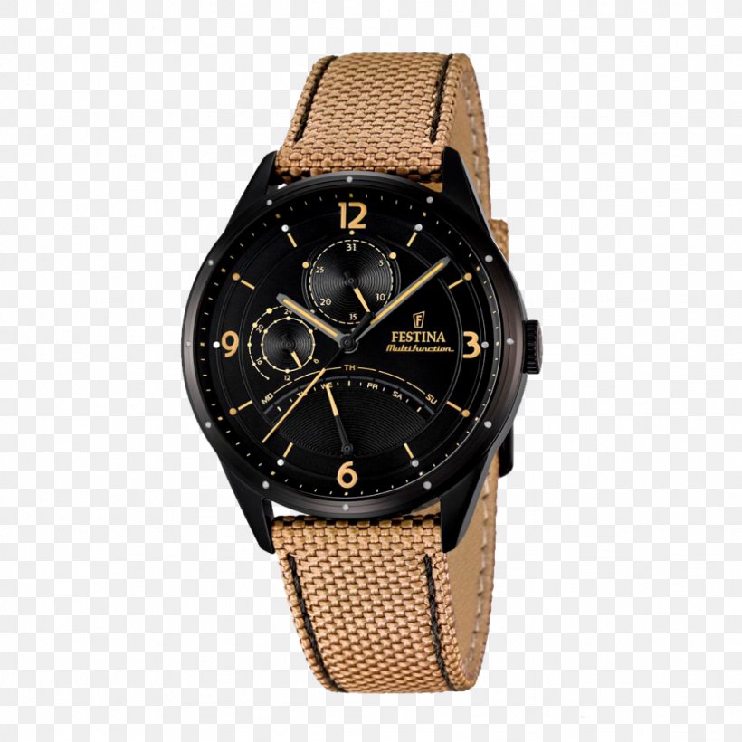 Watch Festina Quartz Clock Amazon.com Chronograph, PNG, 1024x1024px, Watch, Amazoncom, Bracelet, Brand, Brown Download Free