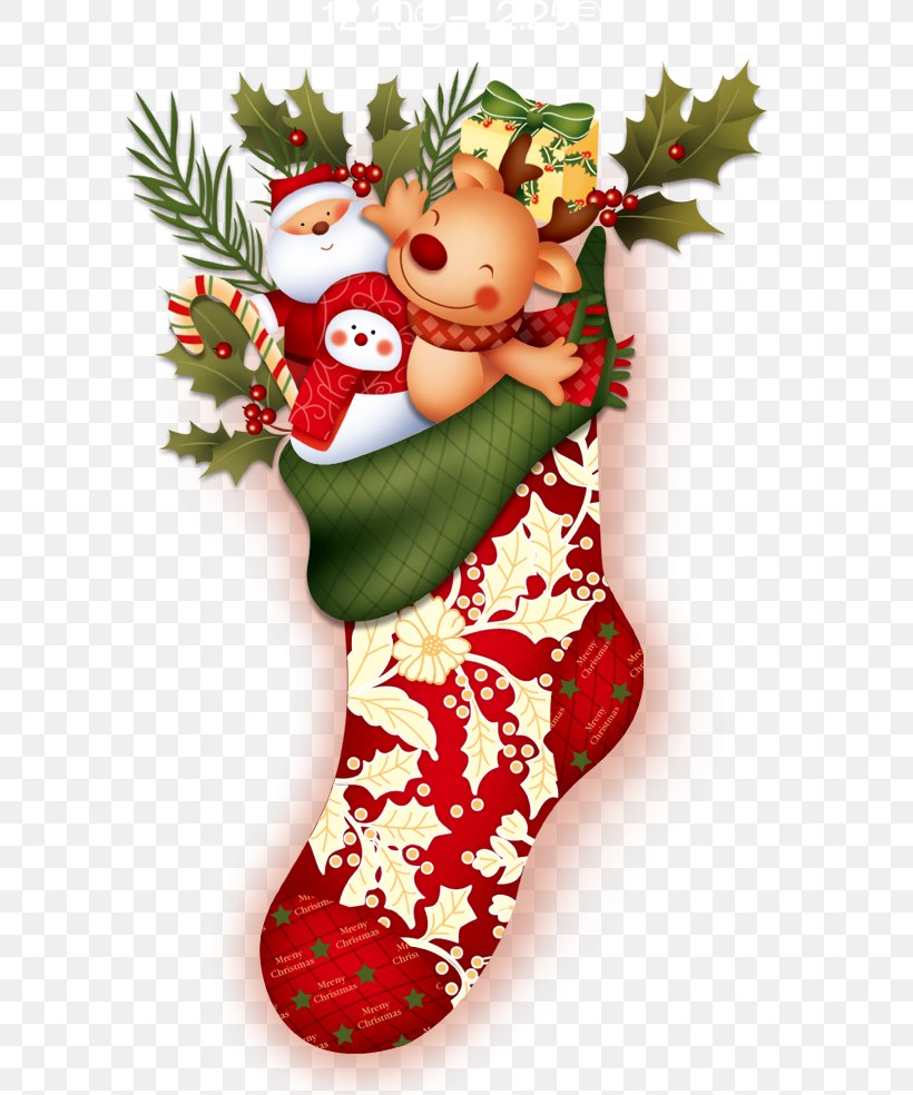Christmas Stocking Santa Claus Hosiery, PNG, 675x984px, Santa Claus, Art, Christmas, Christmas Card, Christmas Decoration Download Free