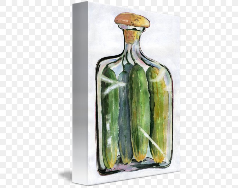 Glass Bottle Still Life Penguin Pickled Cucumber, PNG, 432x650px, Watercolor, Cartoon, Flower, Frame, Heart Download Free