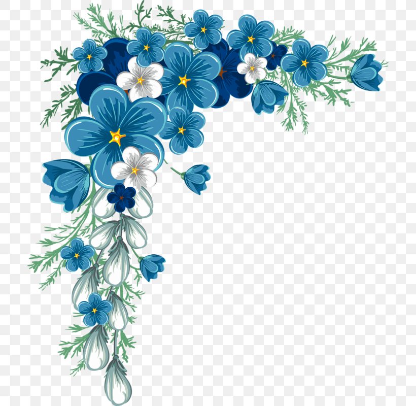 Flower Floral Design Clip Art, PNG, 712x800px, Flower, Art, Blue, Branch, Craft Download Free