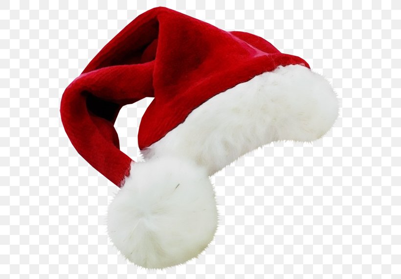 Santa Claus, PNG, 600x570px, Watercolor, Costume Accessory, Fictional Character, Fur, Headgear Download Free