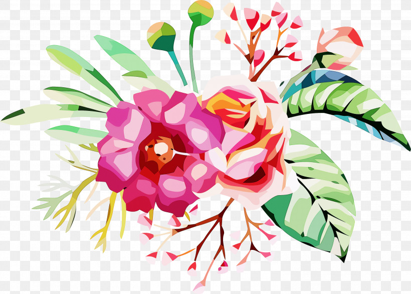 Floral Design, PNG, 3000x2145px, Watercolor Flower, Cartoon, Chemical Element, Cut Flowers, Floral Design Download Free